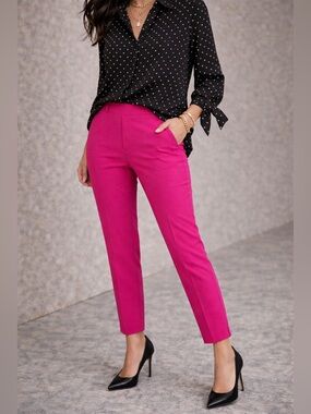 Black & White Polka Dot Tie Sleeve Tunic Blouse – XS